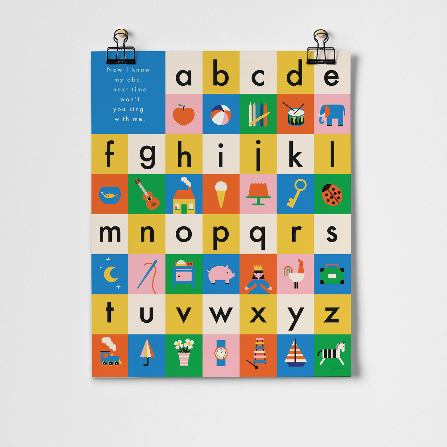 Vintage Playthings - Alphabet Fine Art Print