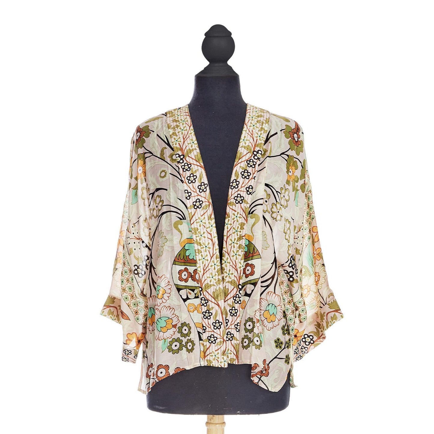 Floral Arch Short Kimono