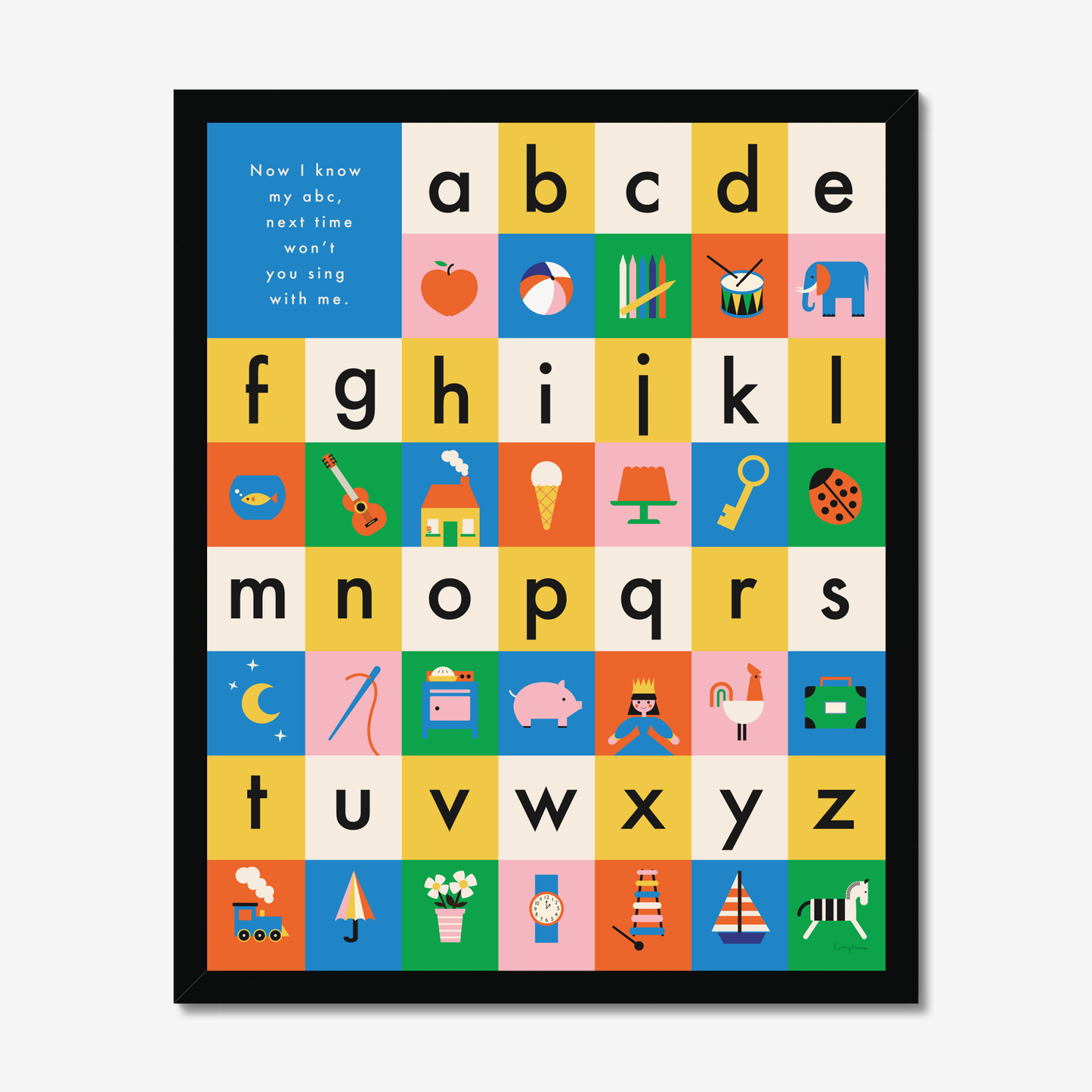 Vintage Playthings - Alphabet Fine Art Print