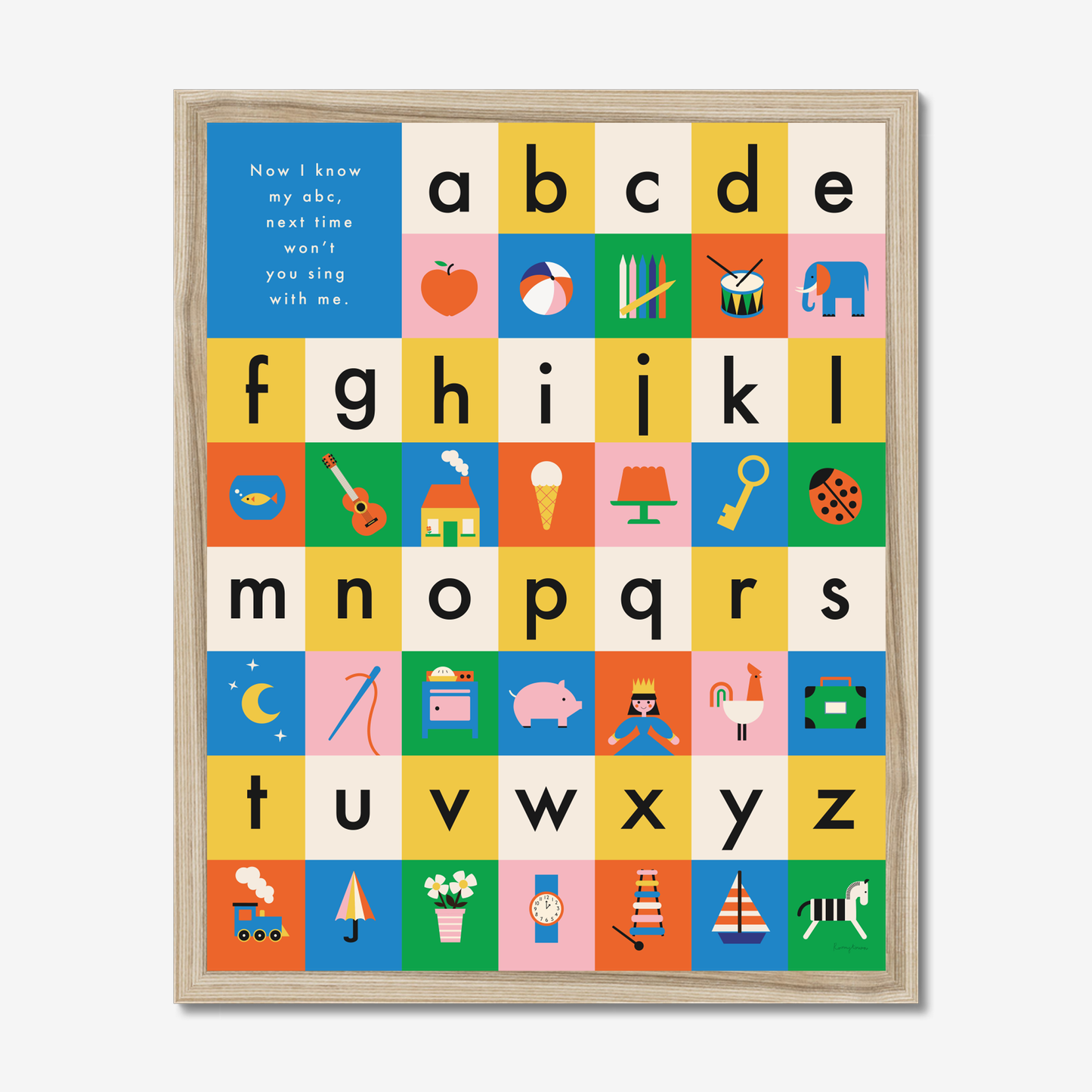 Vintage Playthings - Alphabet Fine Art Print