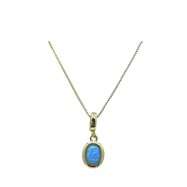 Opal Charm Necklace