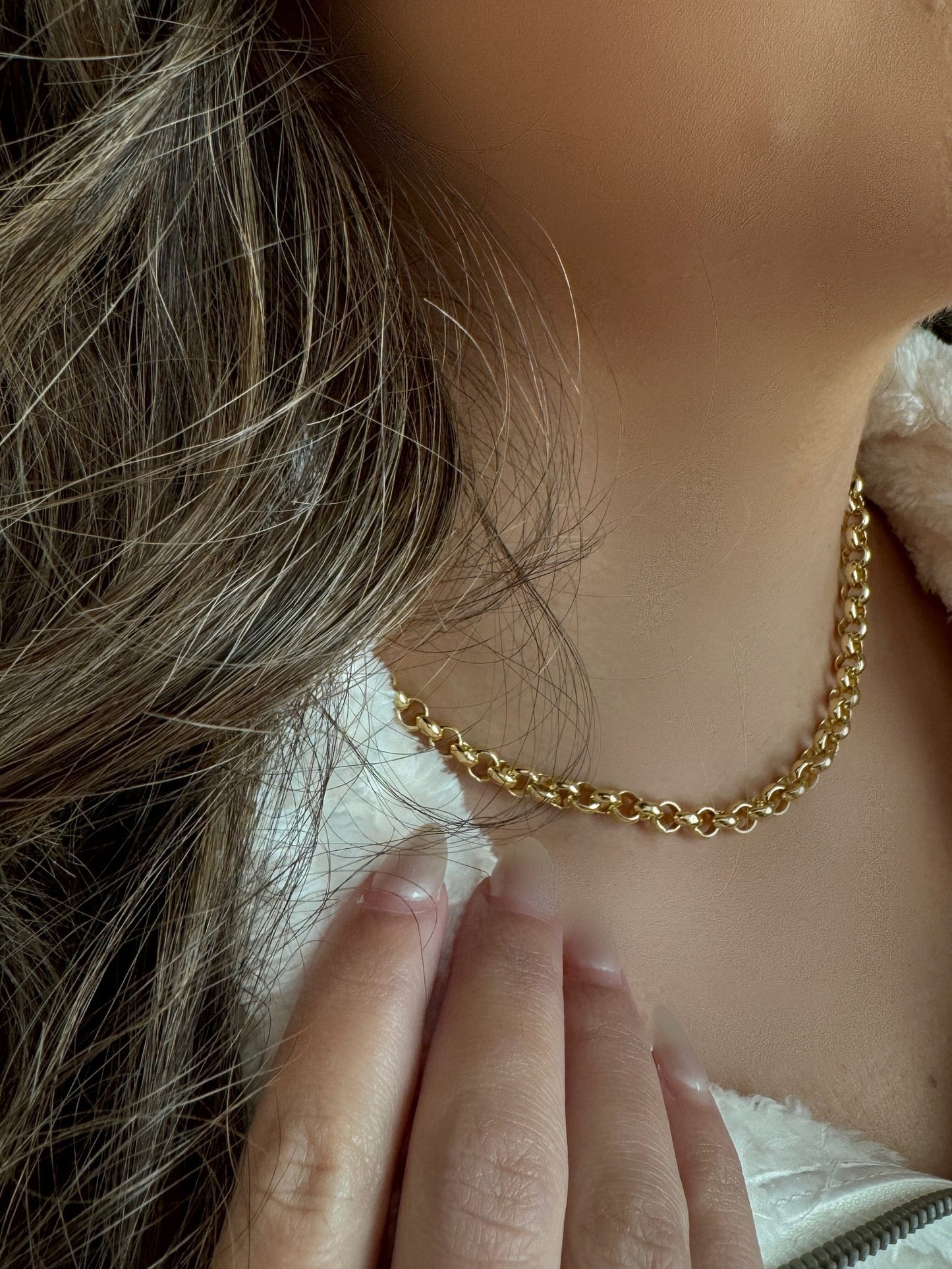 Gold Plated Rolo Chain