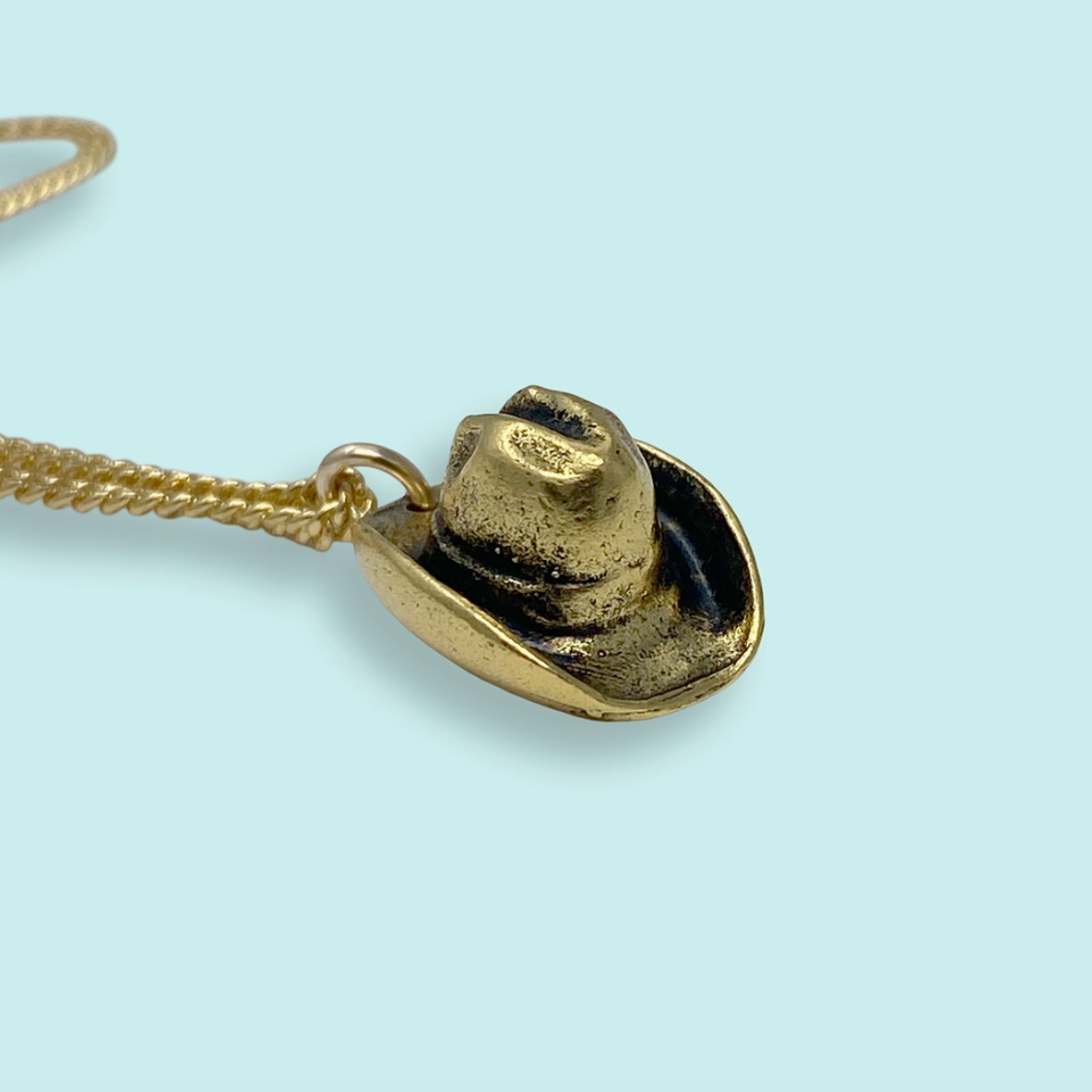 Cowgirl Hat Necklace