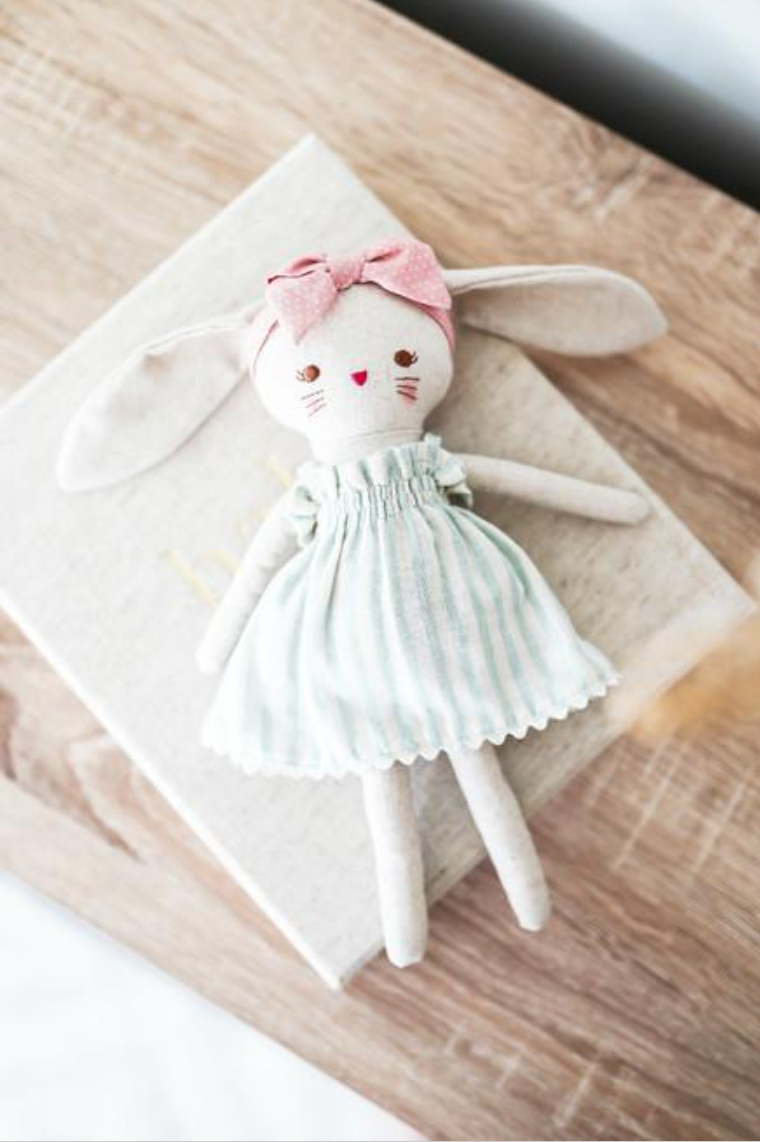 Sage Stripe Bopsy Bunny