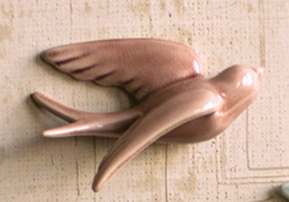 Ceramic Wall Hanging Swallows