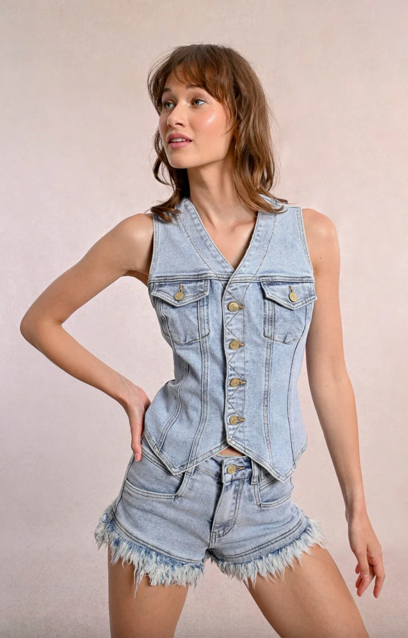 Rory Denim Vest