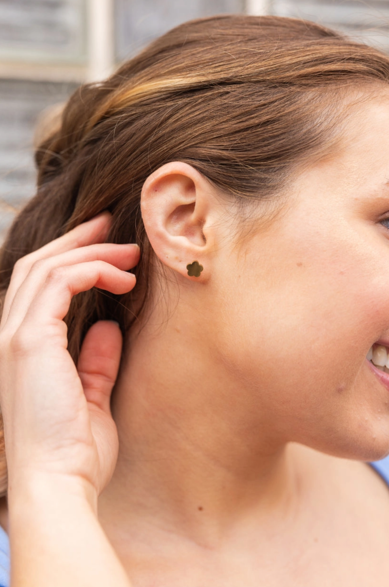 Luxe Flower Stud Earrings