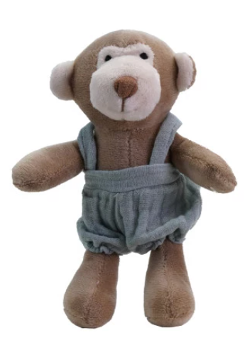 Plush Animals in Overalls