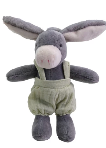 Plush Animals in Overalls