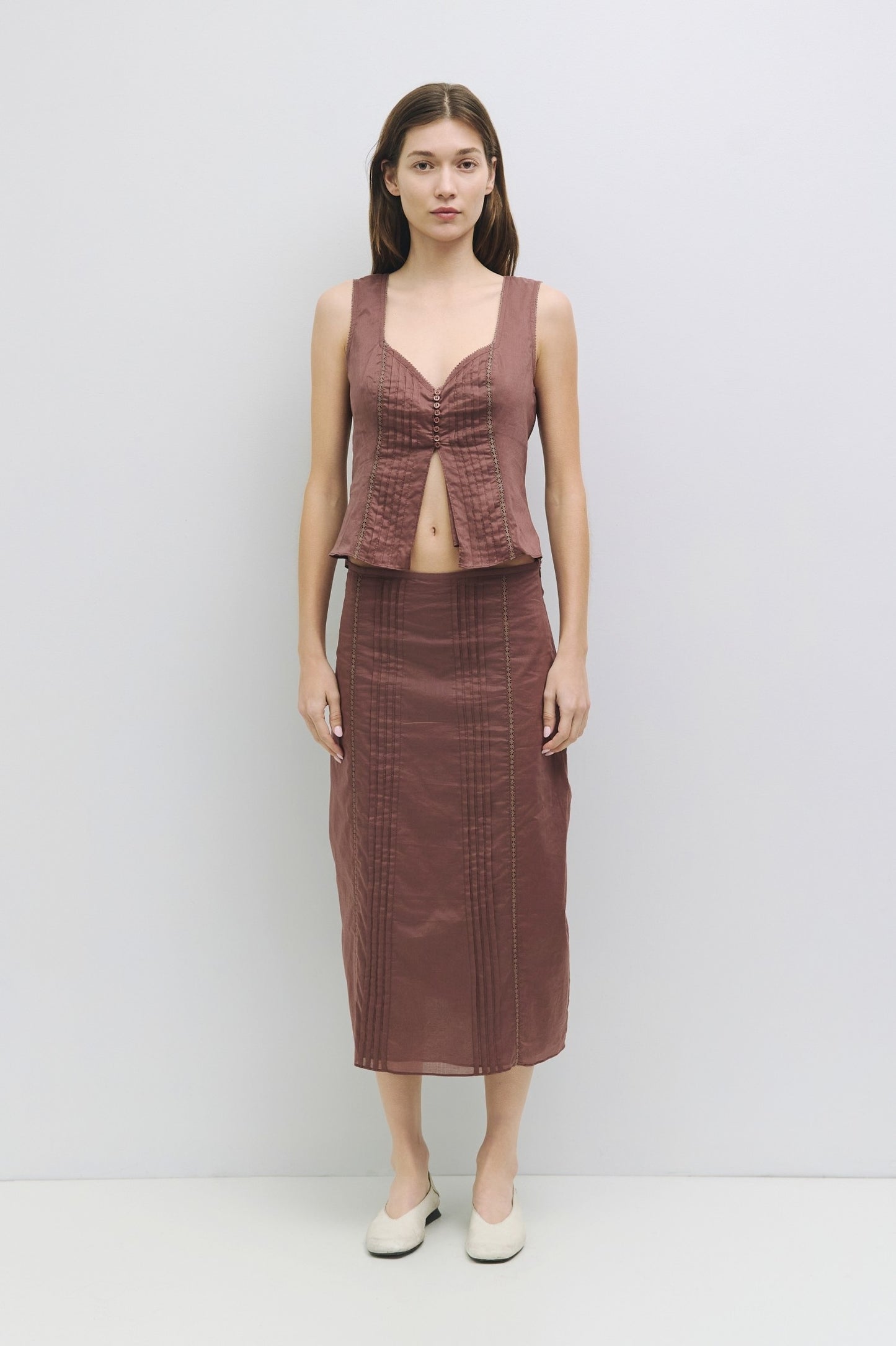 Finley Lace Detail Skirt