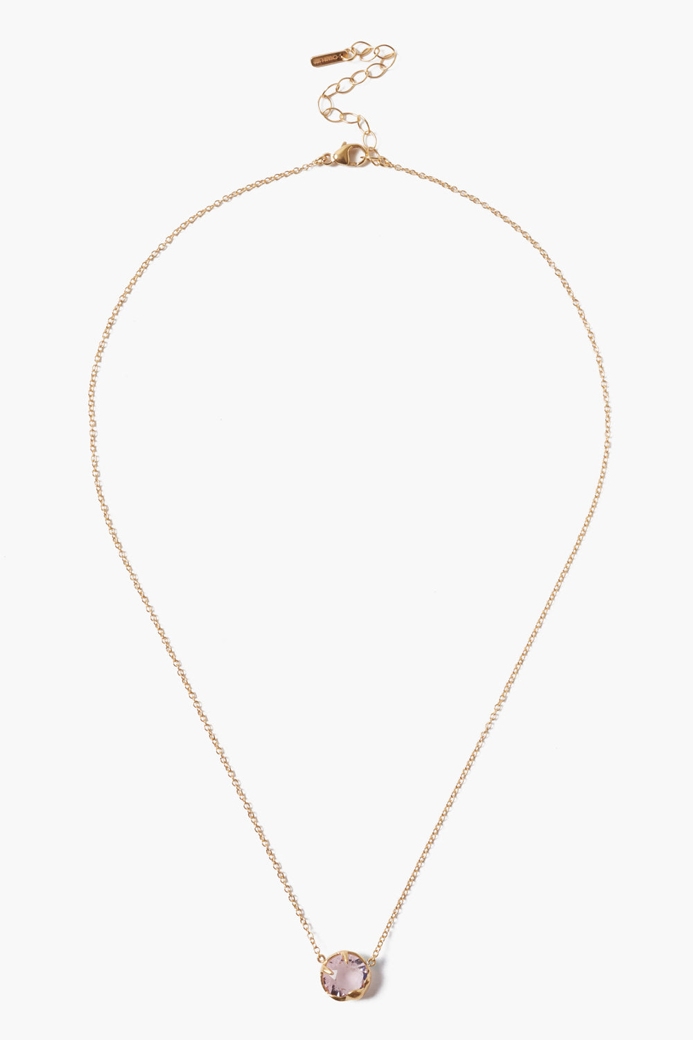 Gold Prong Necklace
