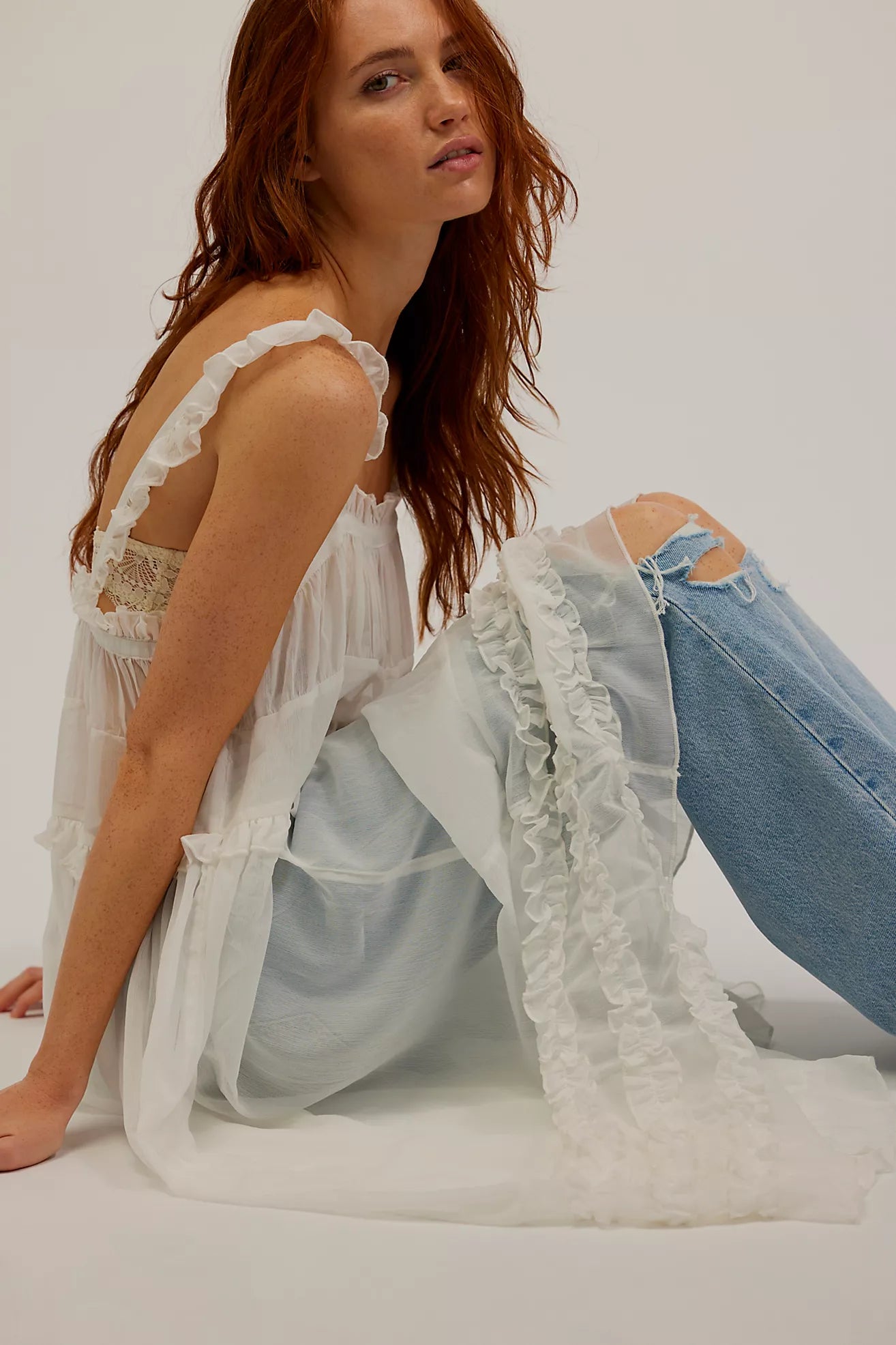 Moon Phase Midi Slip Dress
