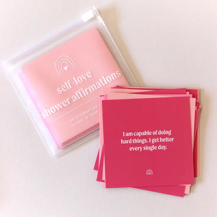 Shower Affirmation Cards