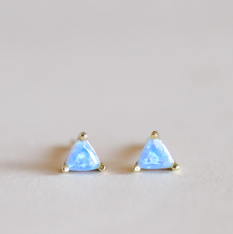 Mini Energy Gem Stud Earrings