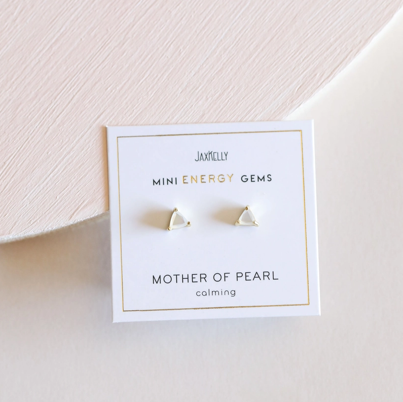Mini Energy Gem Stud Earrings
