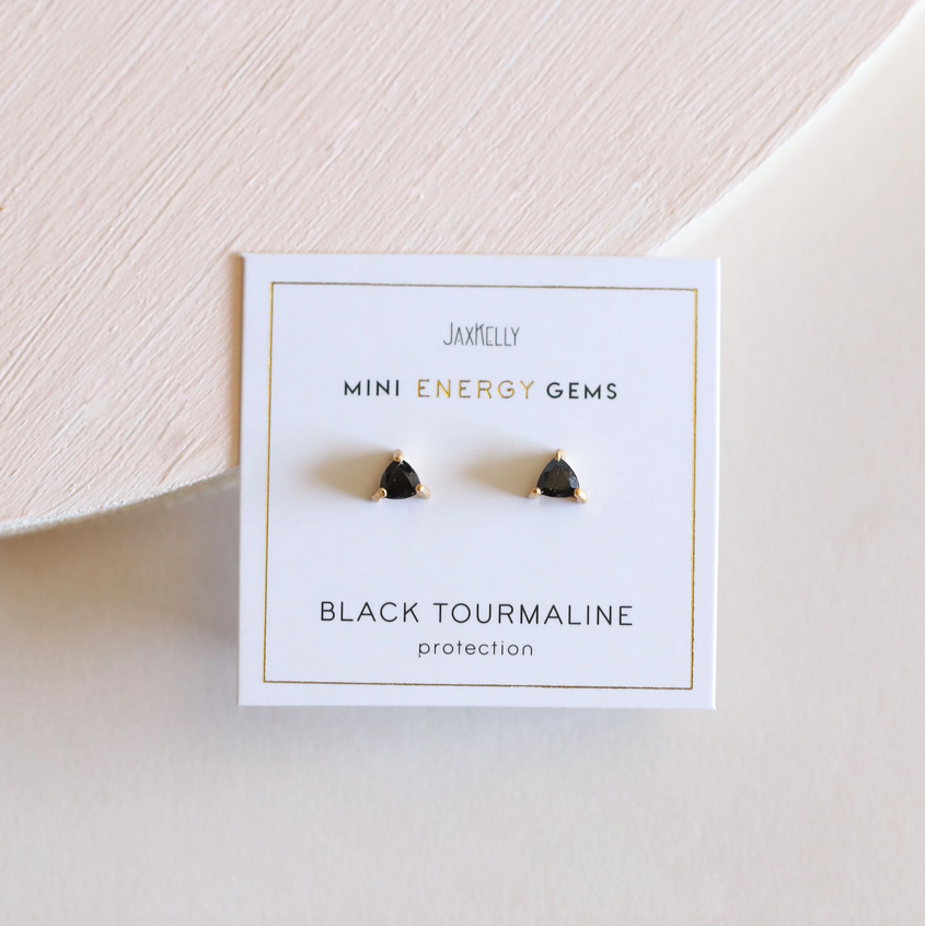 Mini Energy Gem Stud Earrings