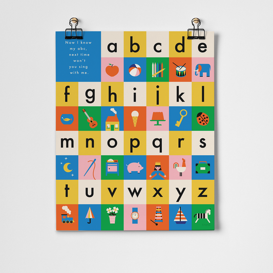 Vintage Playthings - Alphabet Fine Art Print
