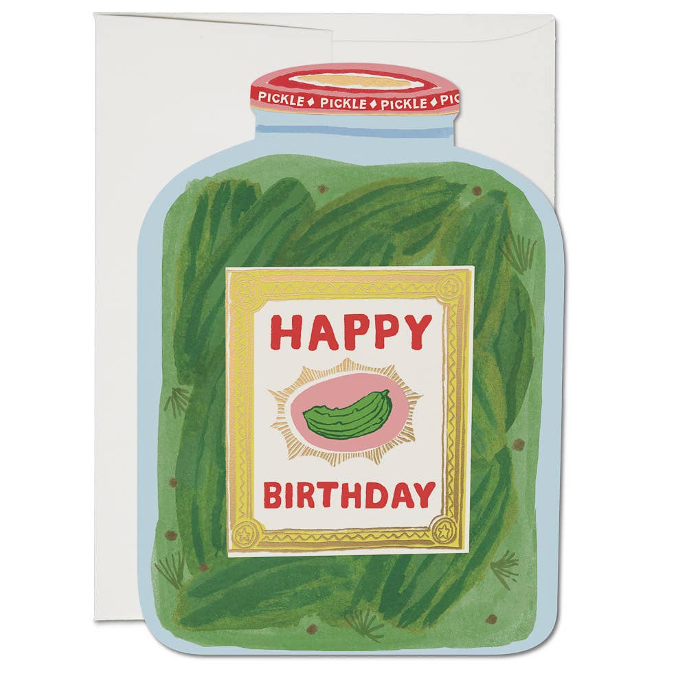 Pickle Birthday Card