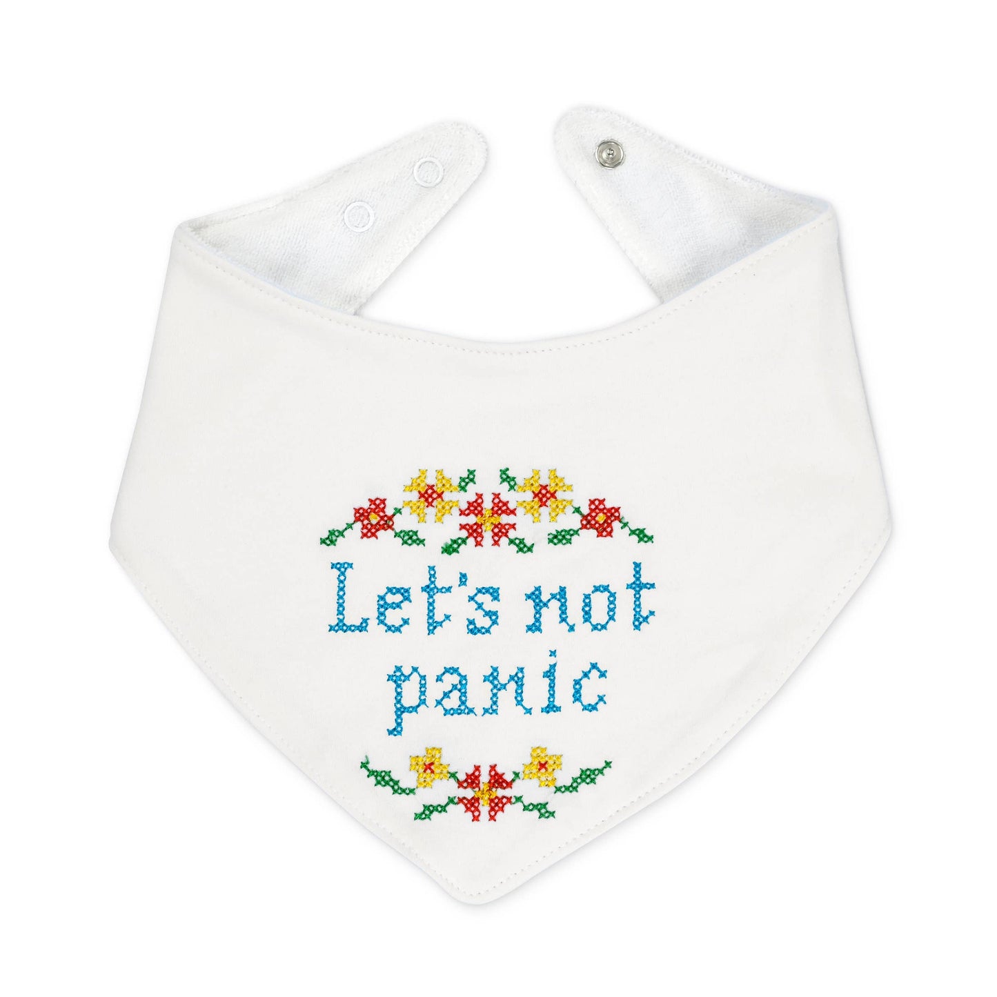 In Stitches Teething Bibs - Set of 2