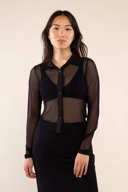 Bess Mesh Top