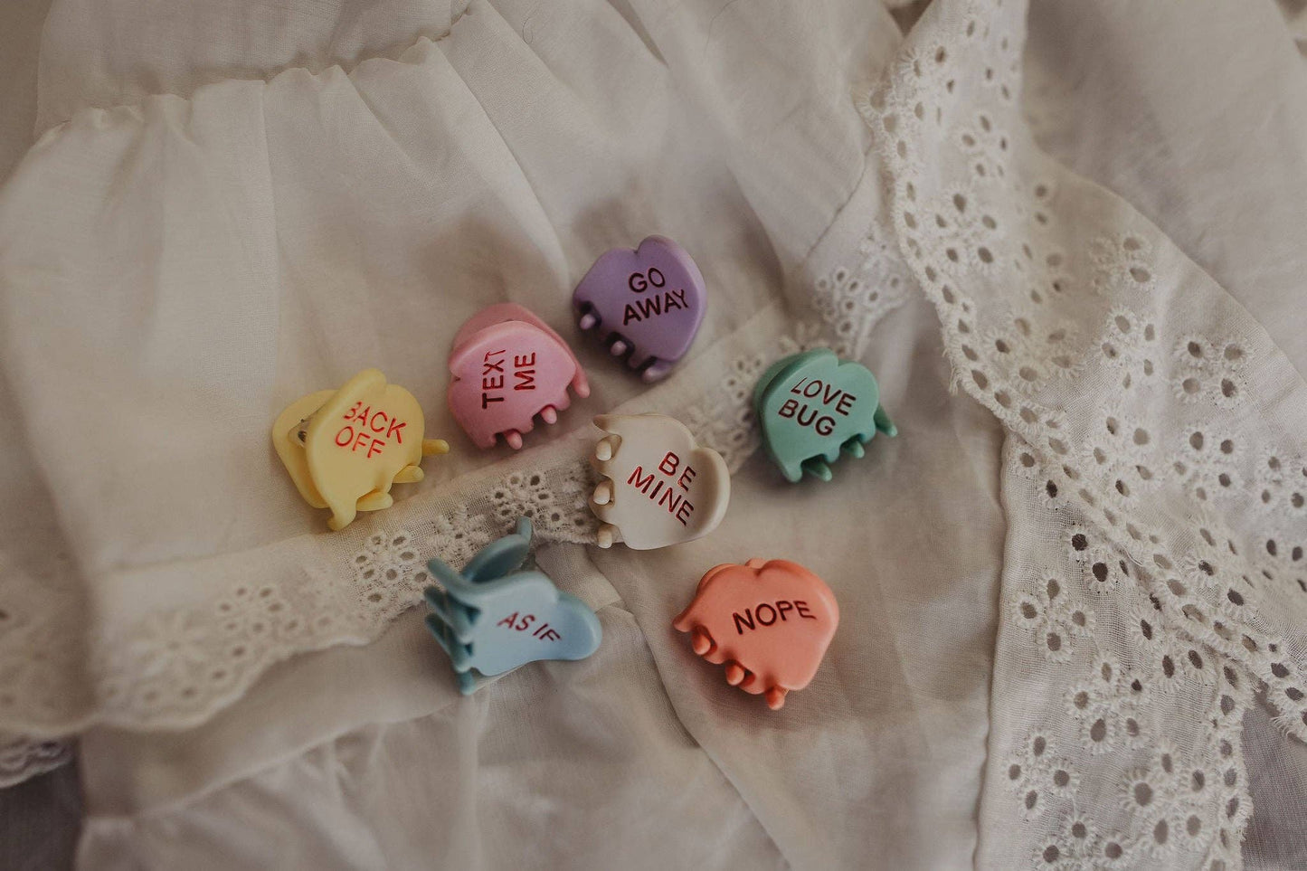 Candy Heart Clips