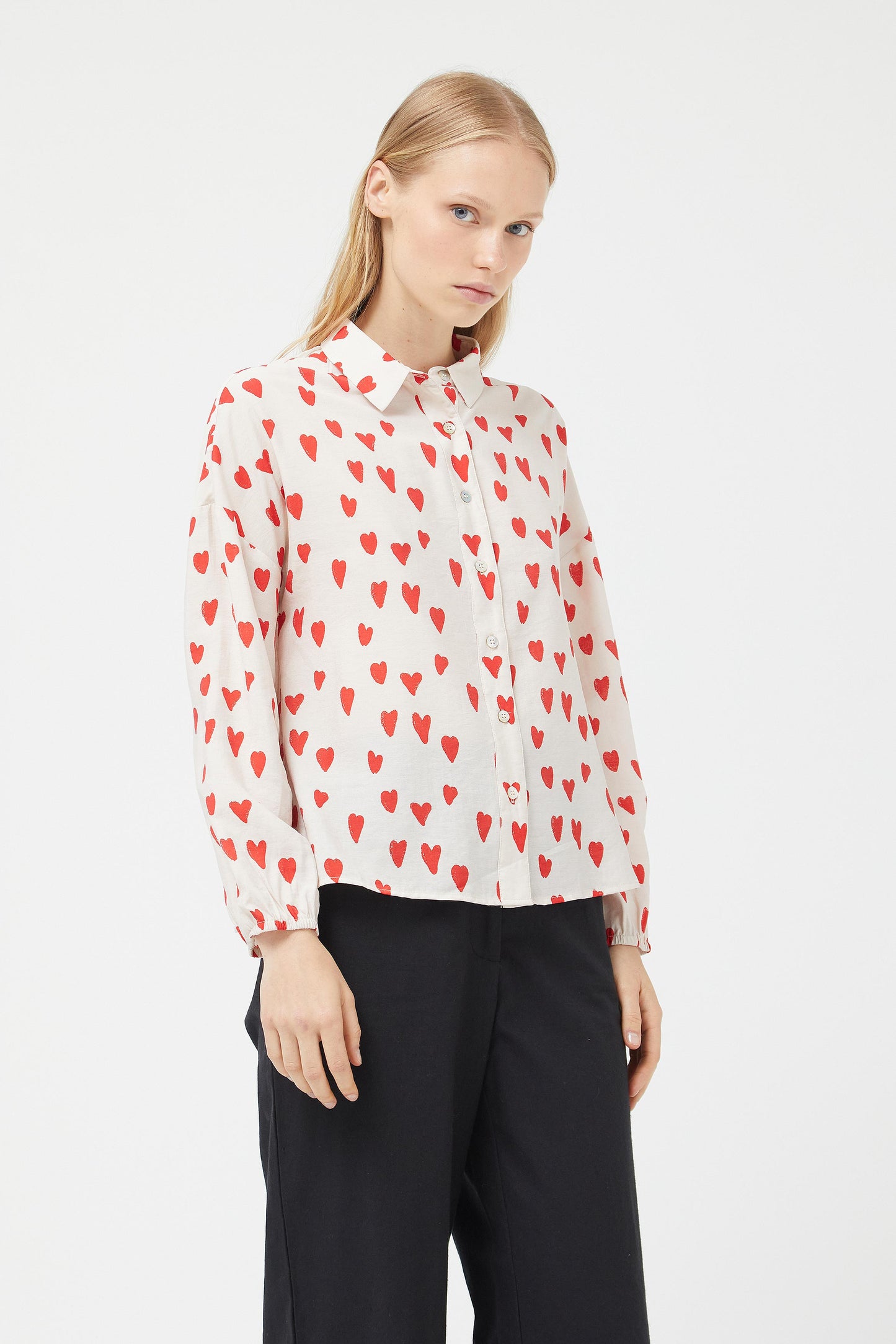 Valerie Button Up Top