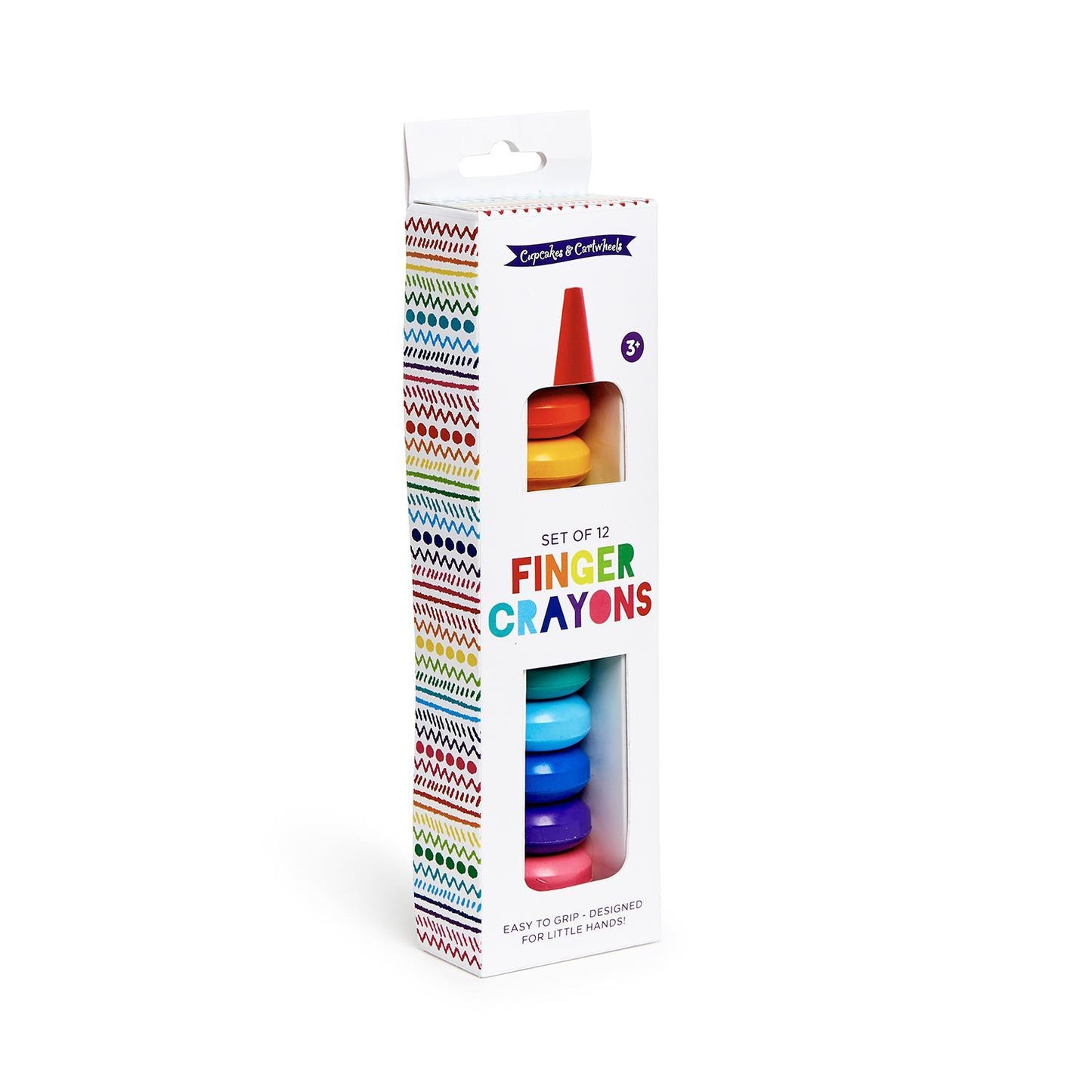 Rainbow Stack Finger Crayon Set