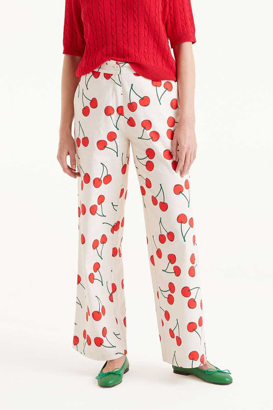 Cherie Patterned Trousers