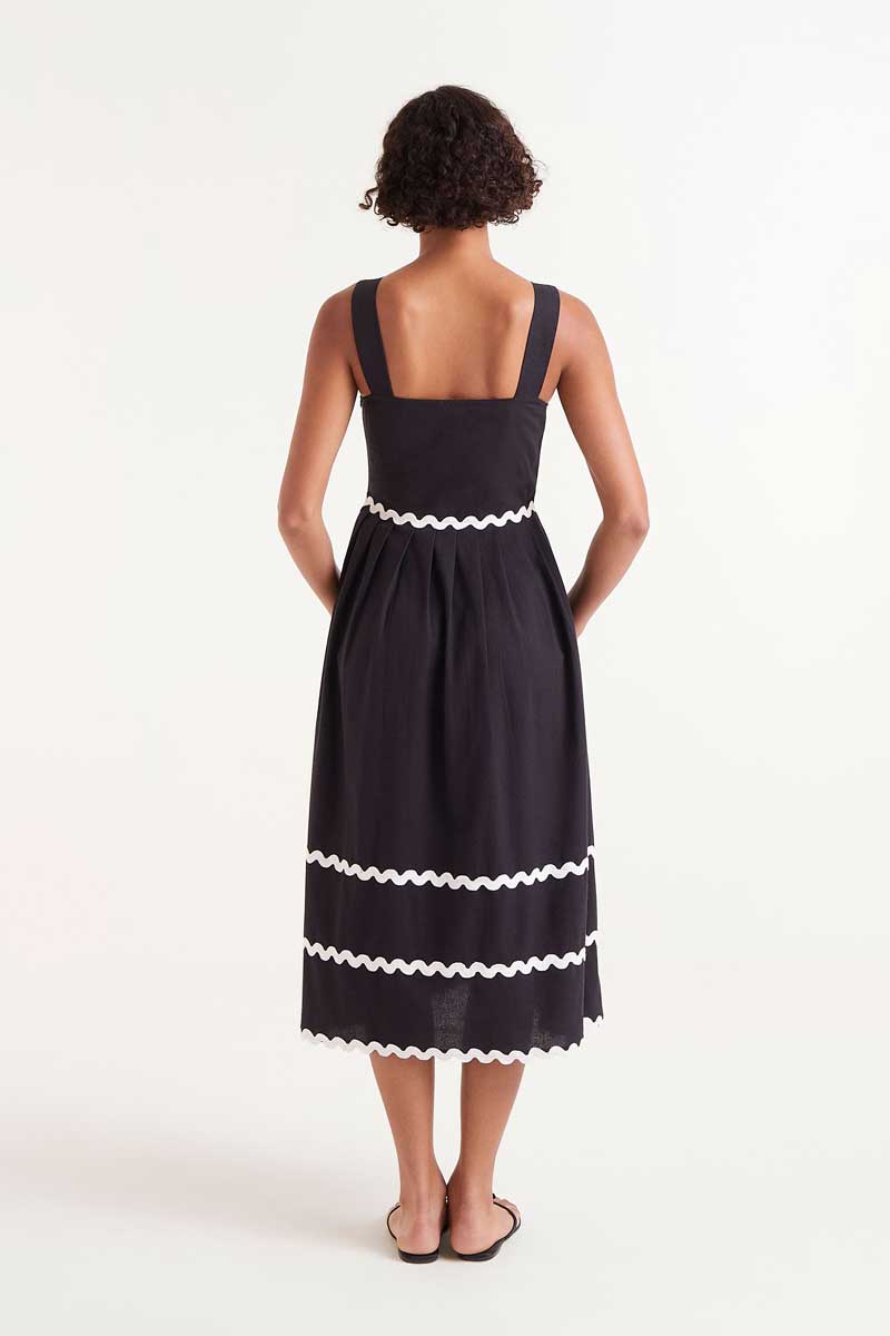 Livi Midi Ric Rac Dress