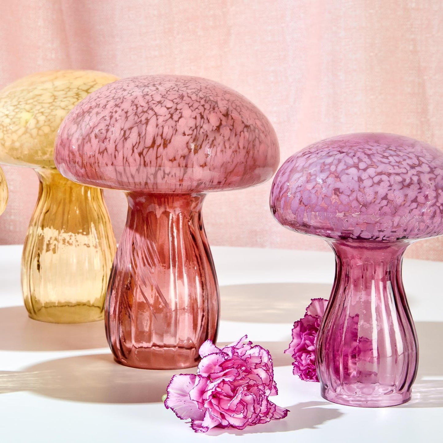 Hand-Crafted Glass Mushroom