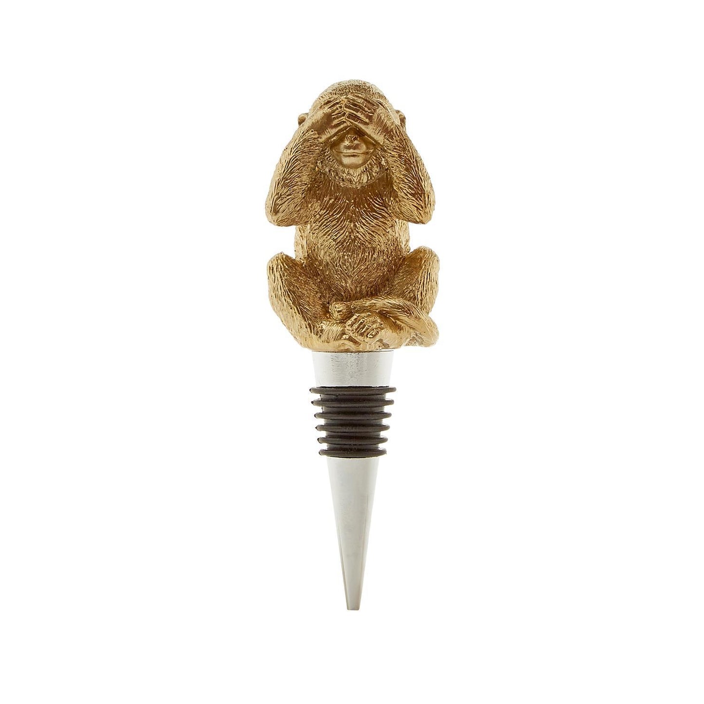 Three Wise Monkeys Bottle Stoppers