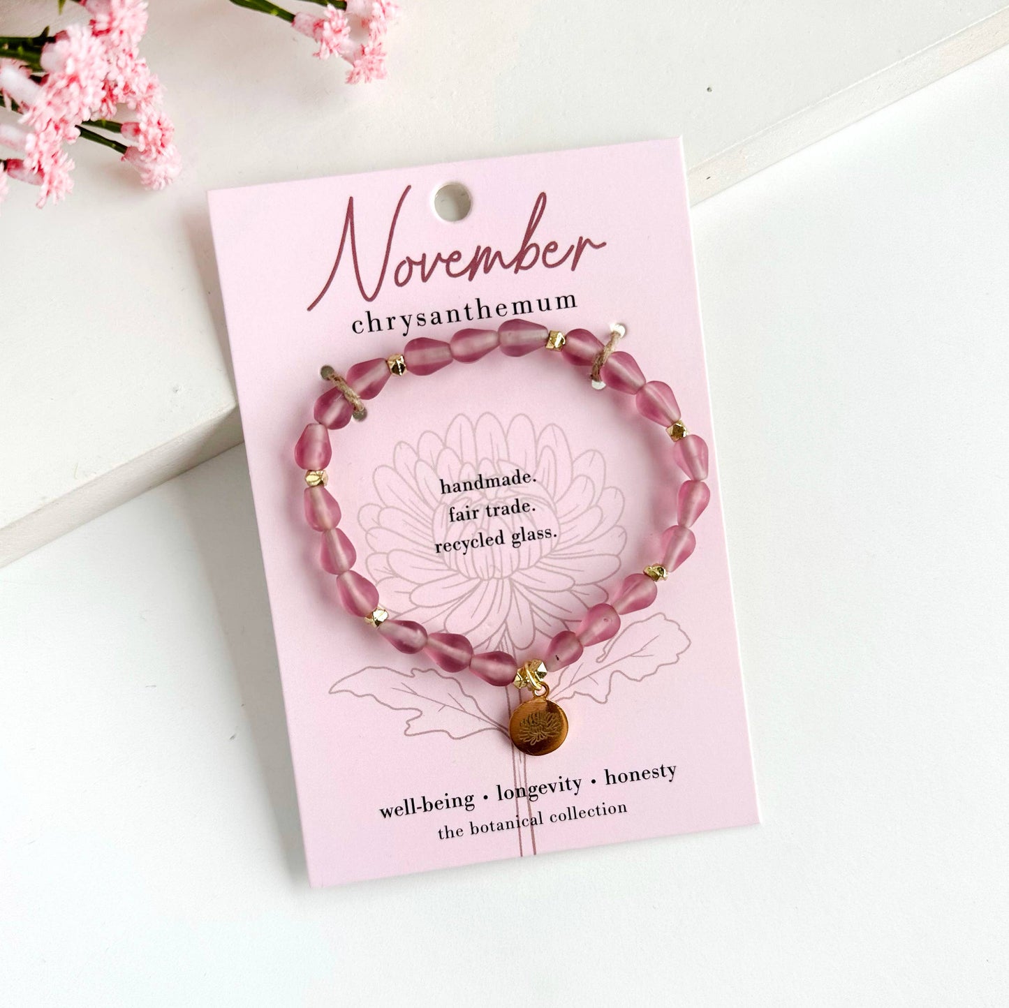 Botanical Collection Birth Month Bracelets