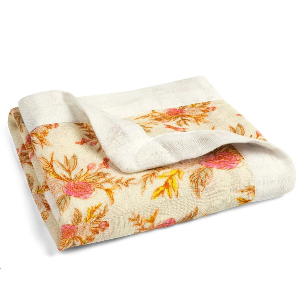 Bamboo Two Layer Muslin Mini Lovey- Vintage Floral