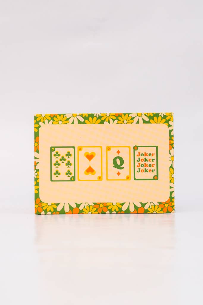 Floral Double Deck Playing Cards