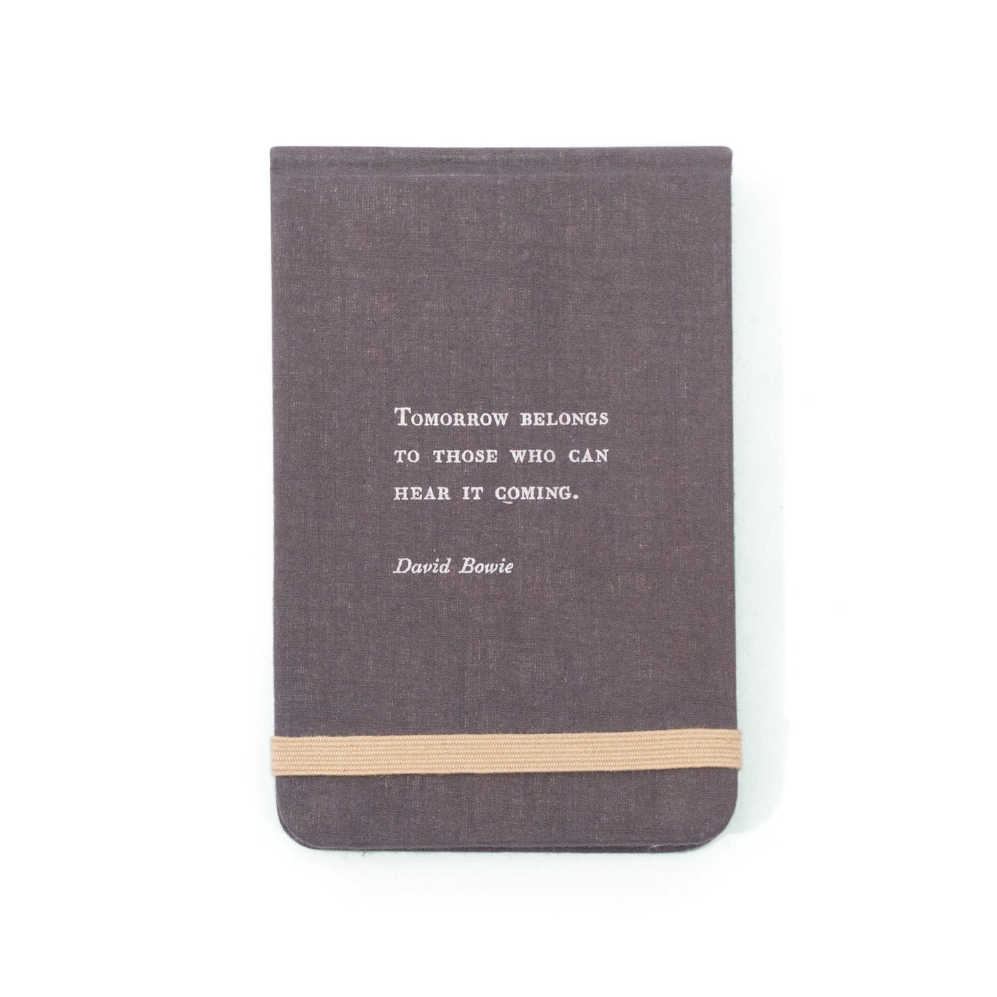 Fabric Quote Journal with Elastic Band