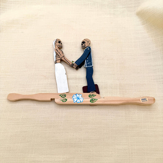 Wedding Skeleton Karate Figures