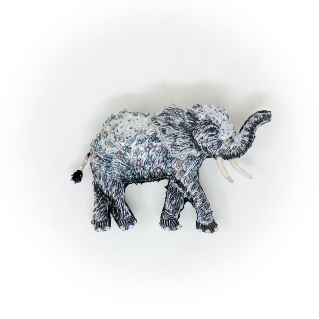 African Forest Elephant Brooch Pin