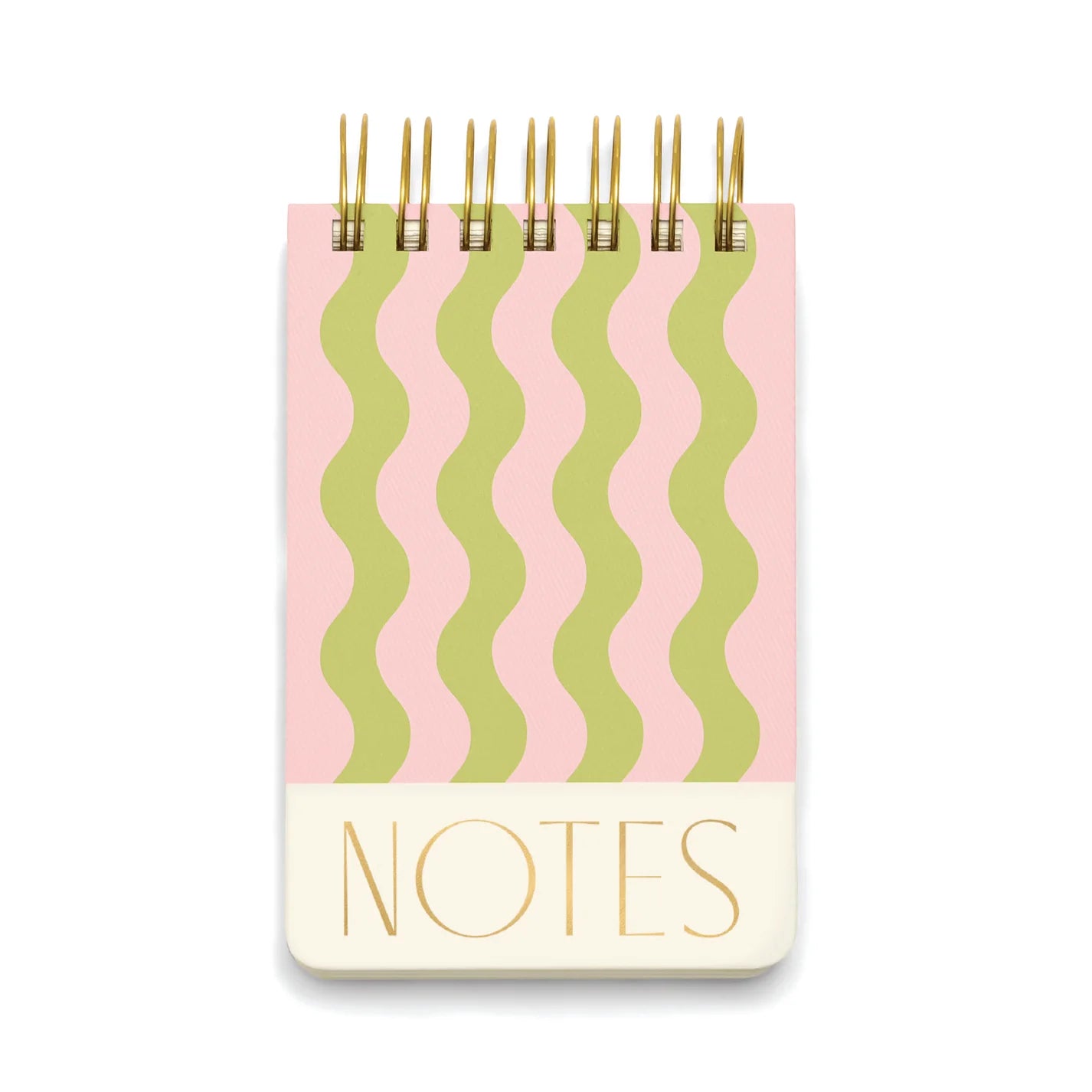 Wavy Stripe Chunky Twin-Wire Notepad