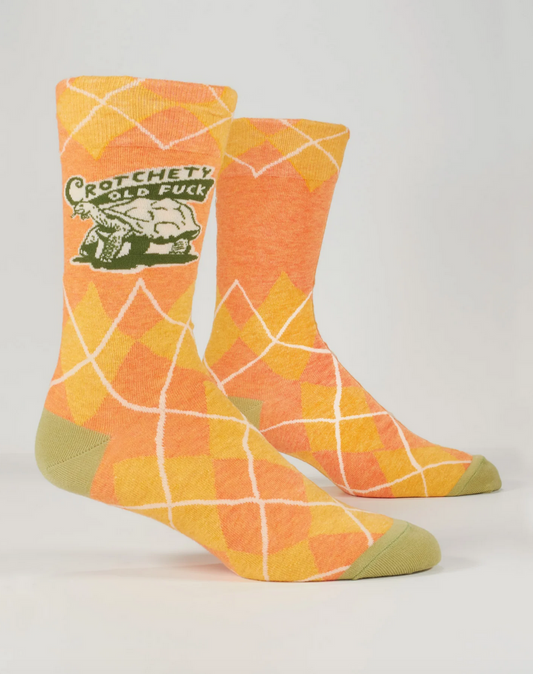 Crotchety Old Fuck Men's Crew Socks