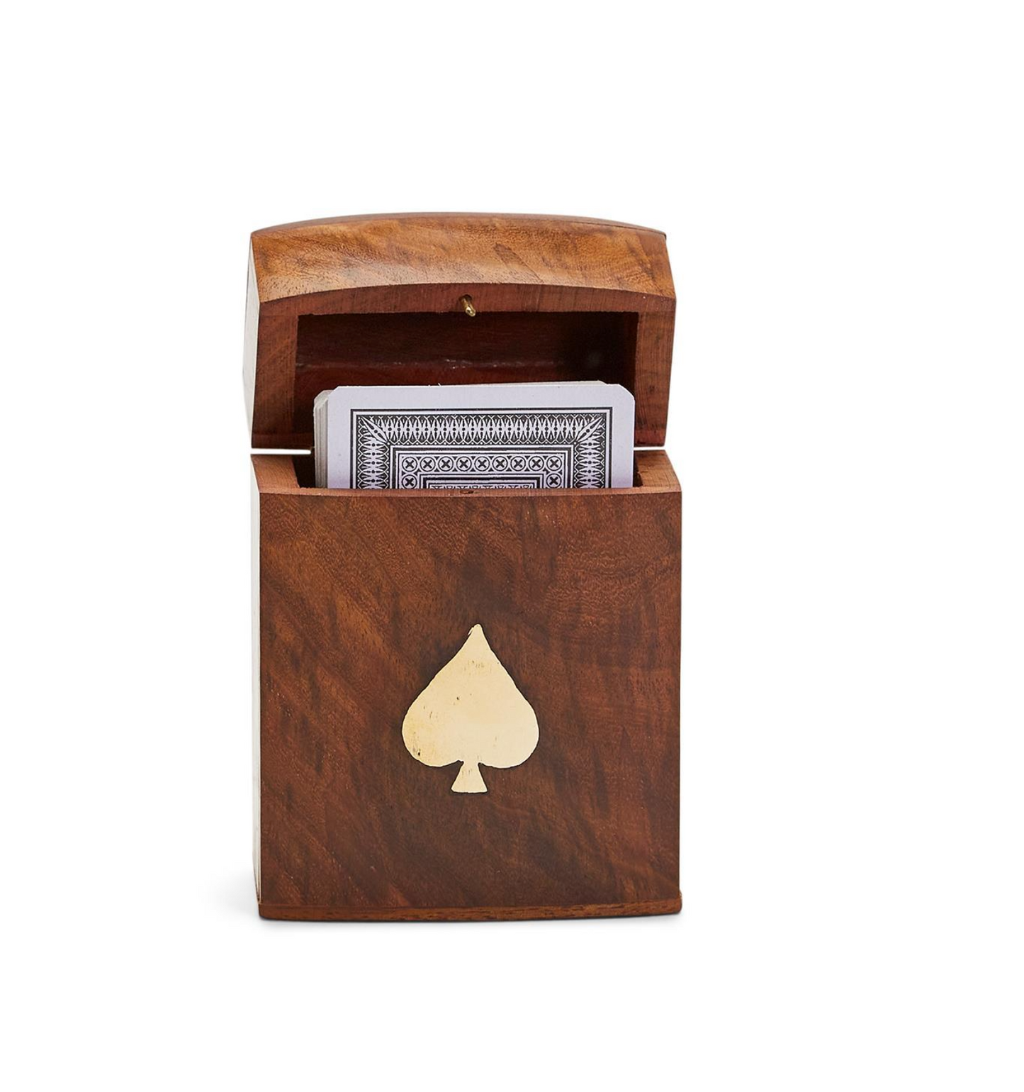 Playing Card Set in Wood Crafted Box