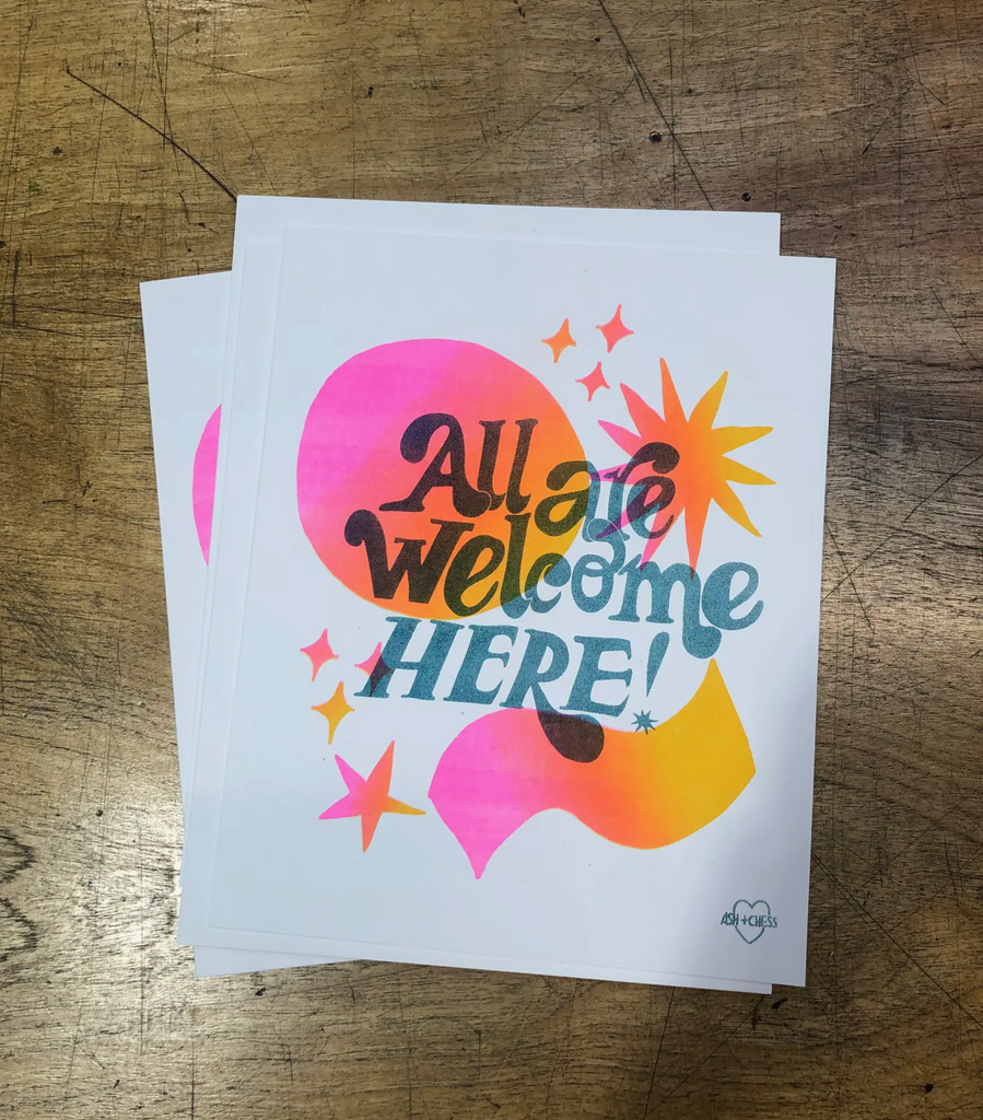 All Are Welcome Here Print
