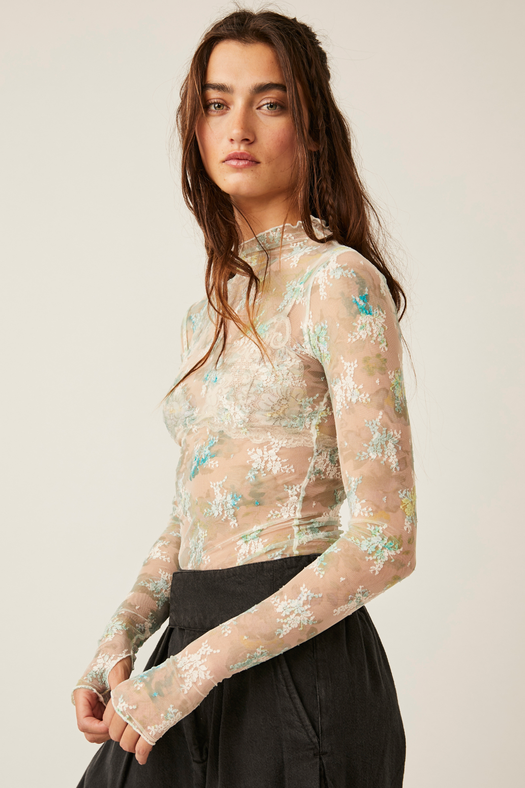 Printed Lady Lux Layering Top