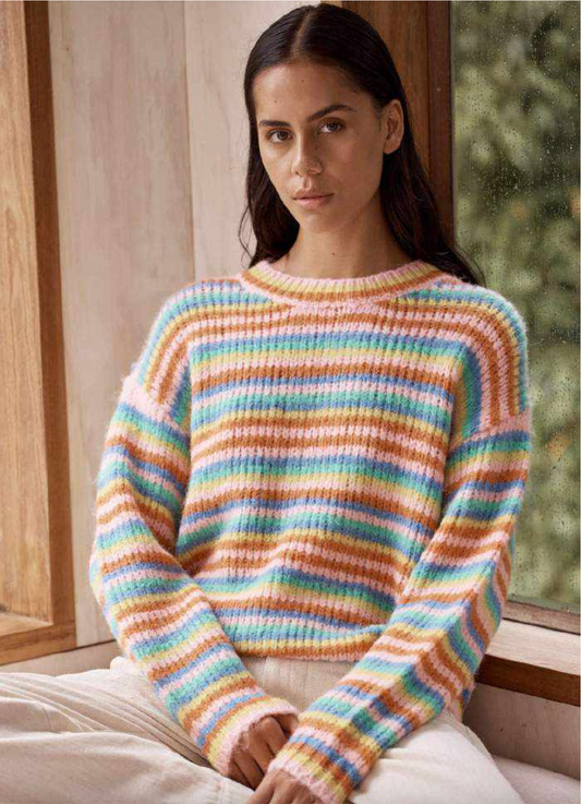 Ella Rainbow Stripe Sweater