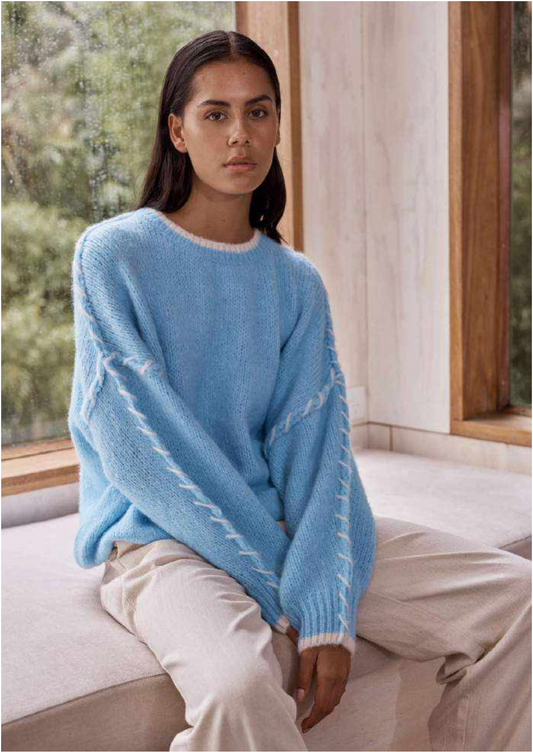 Charlotte Stitch Detail Sweater