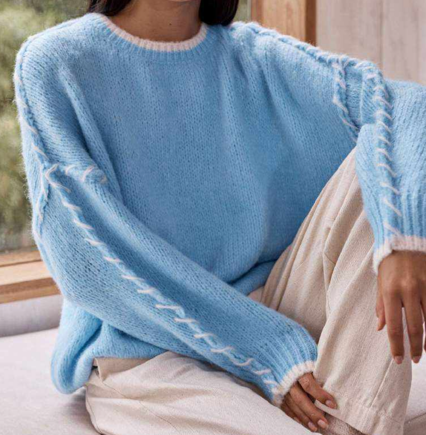 Charlotte Stitch Detail Sweater