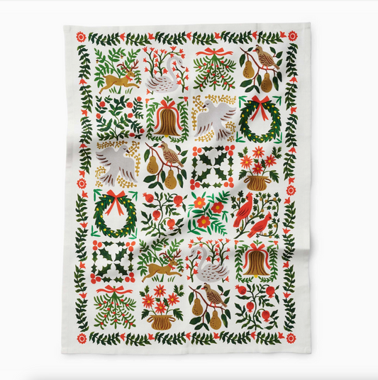 Christmastide Tea Towel