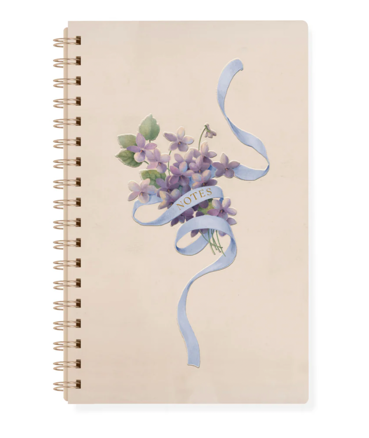 Violet Ribbon Spiral Journal