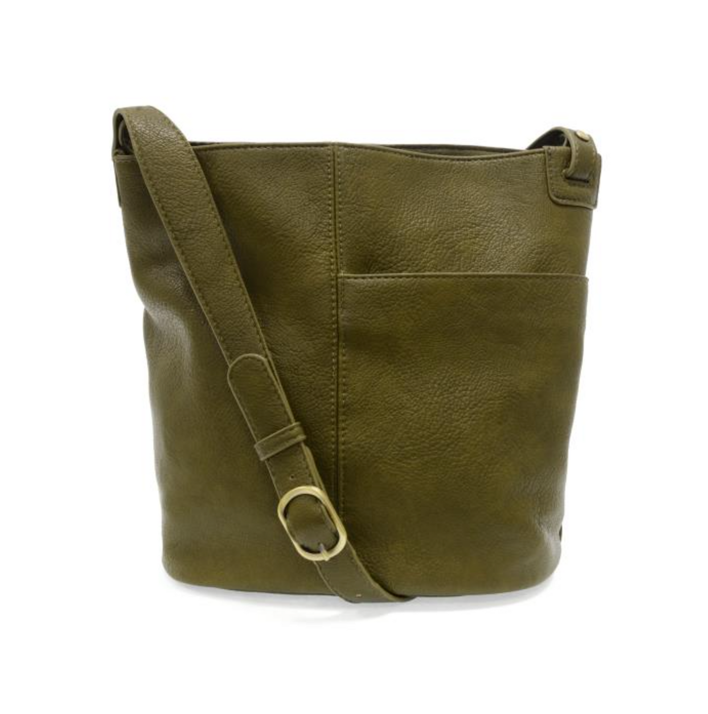 Bindi Front Slip Pocket Bucket Bag