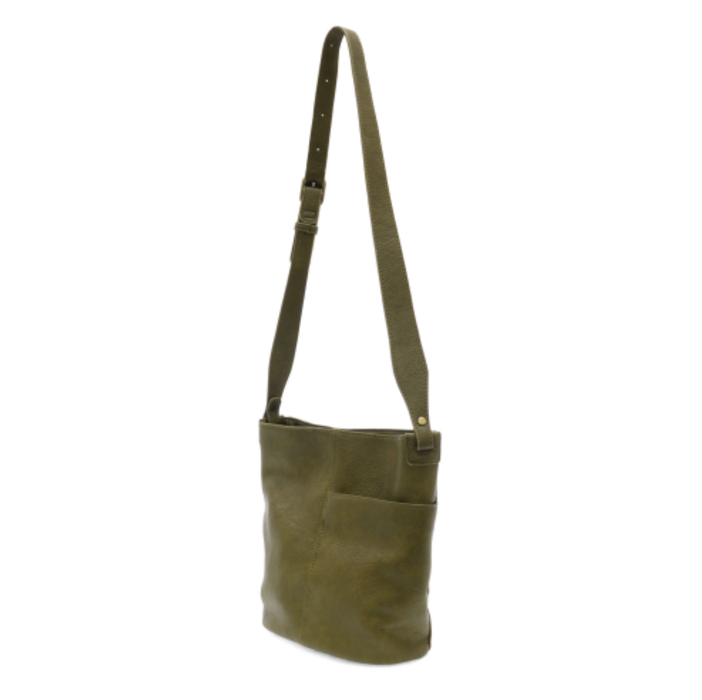 Bindi Front Slip Pocket Bucket Bag