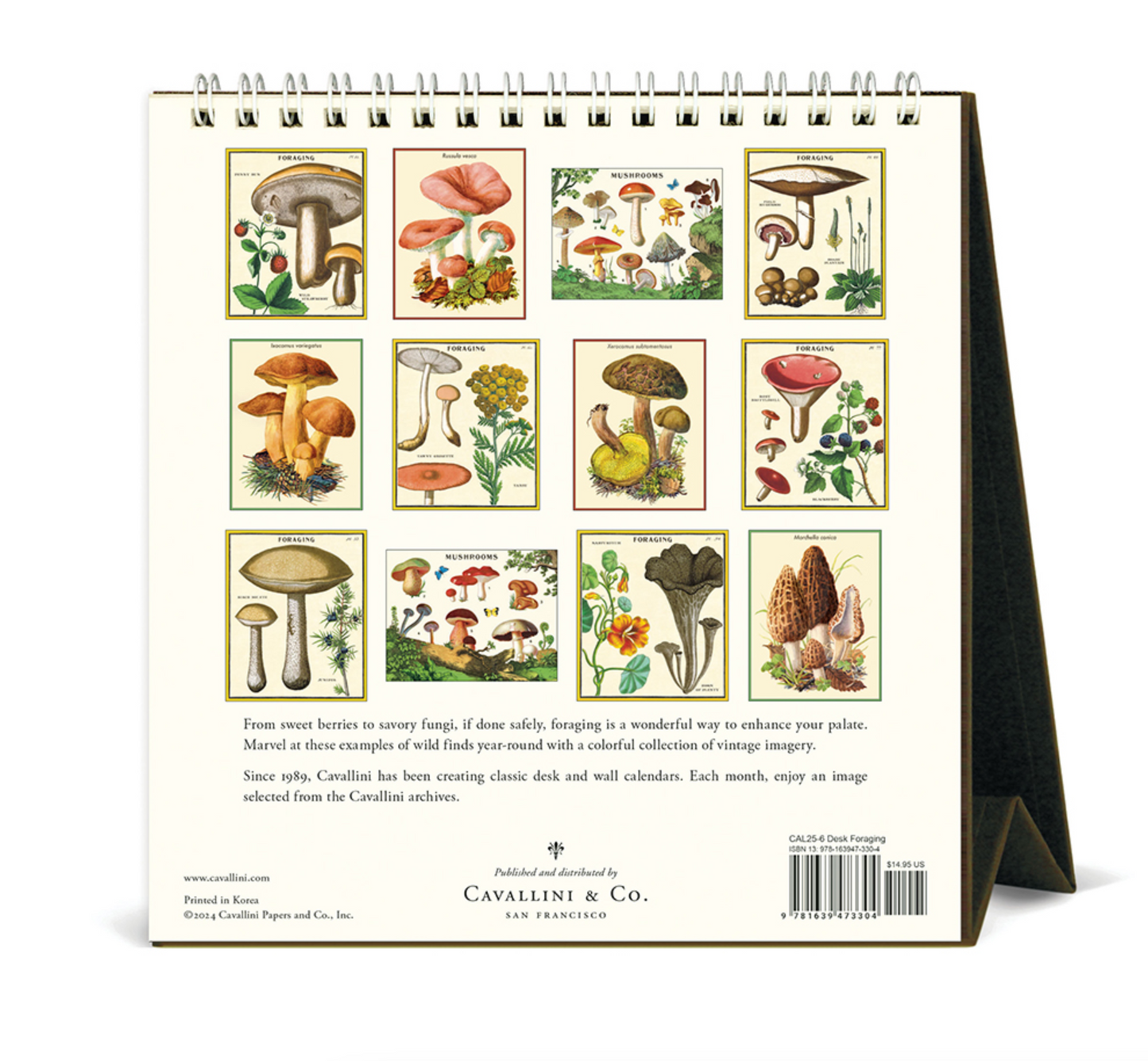 Foraging 2025 Desk Calendar